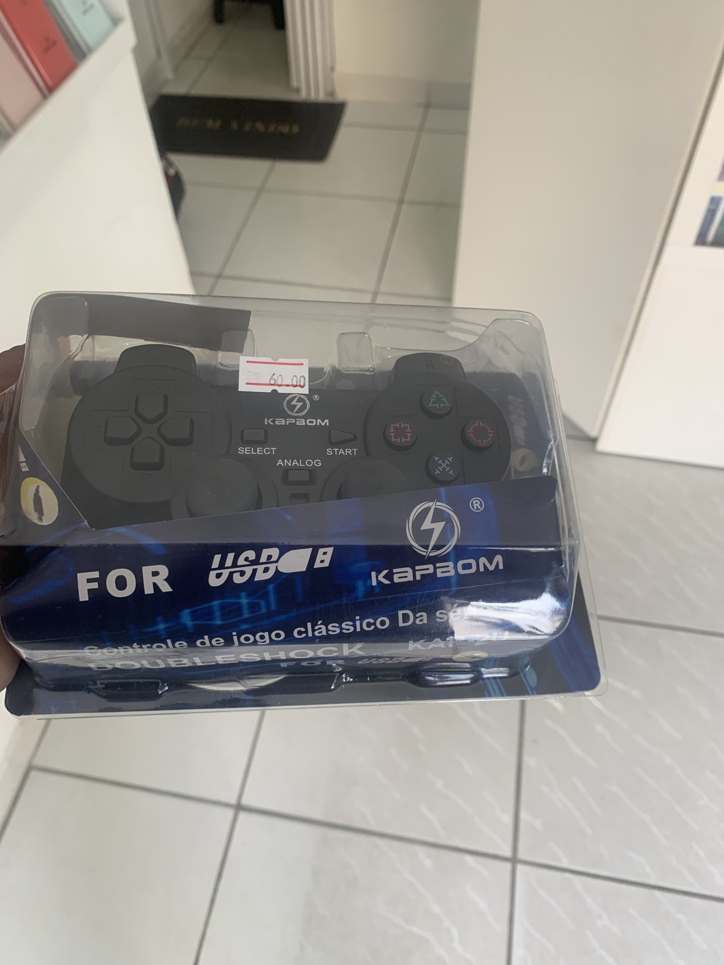 Controle USB para PS2, Notebook e PC