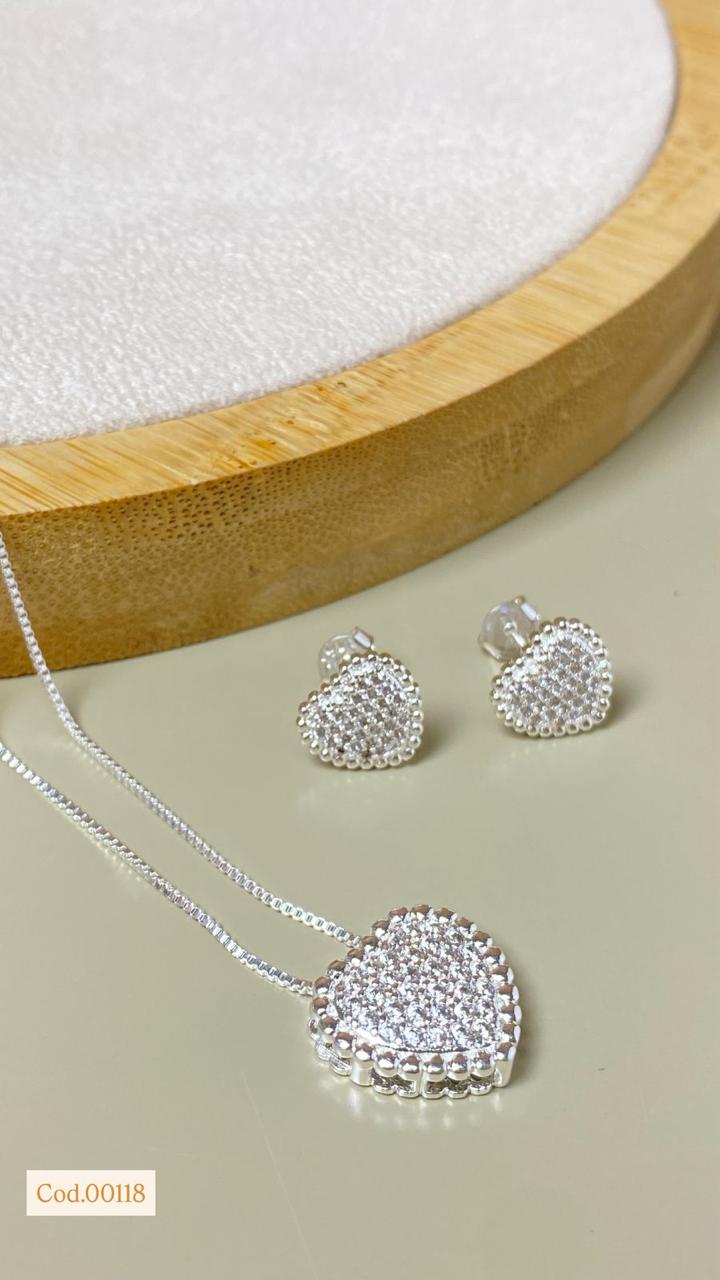 Conjunto Coração de Pedras Magnífica