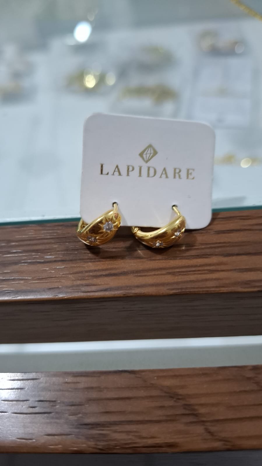 Argola Sol Lapidare 13mm