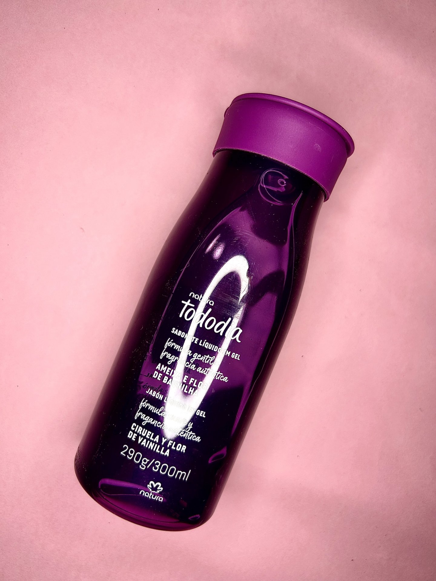 Sabonete Líquido Natura Todo Dia Ameixa e Flor de Baunilha