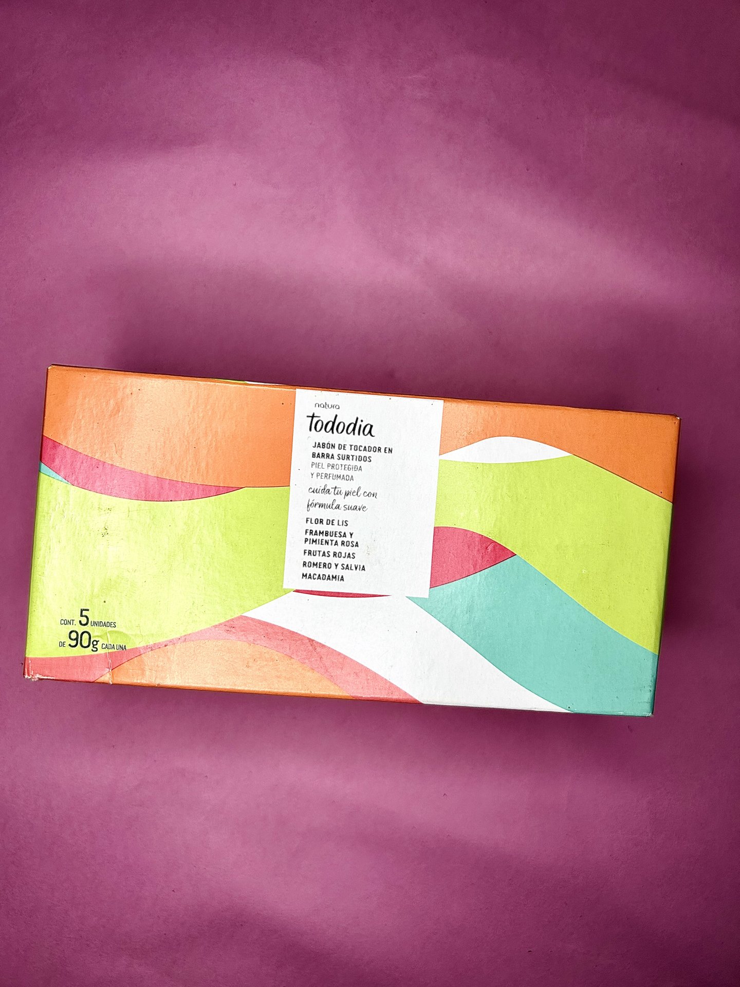 Caixa de Sabonetes Sortidos Natura Todo Dia