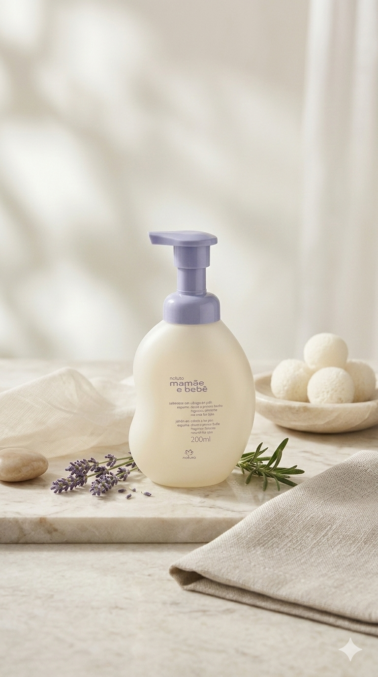 Sabonete Líquido Natural Mamãe Bebê