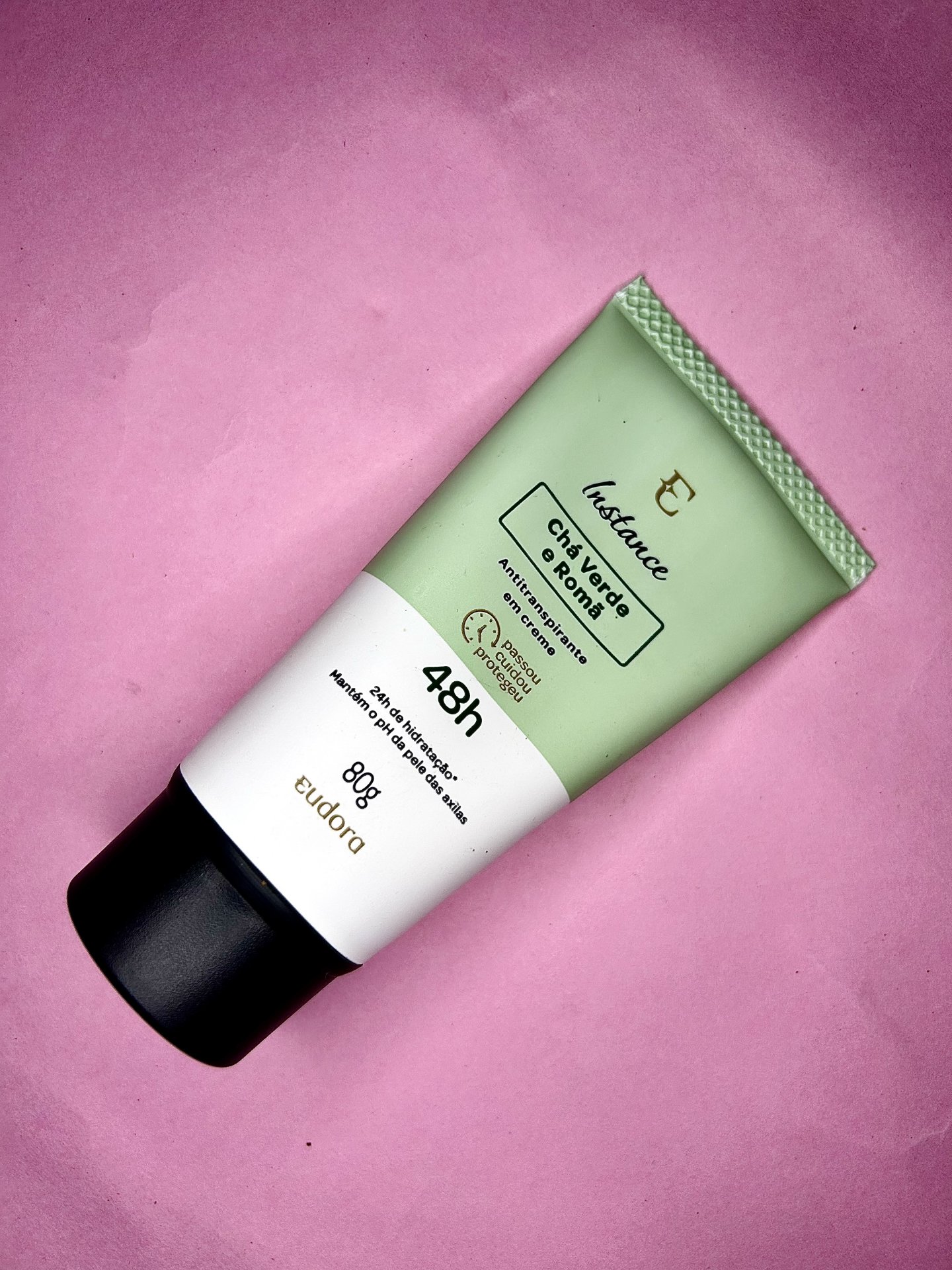 Desodorante em creme Eudora Instance Chá Verde e Romã