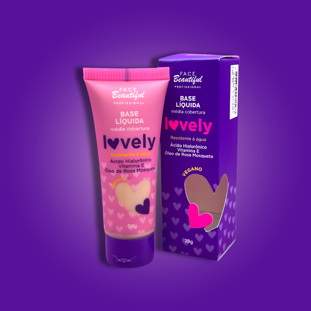 Base Líquida Lovely Face Beautiful