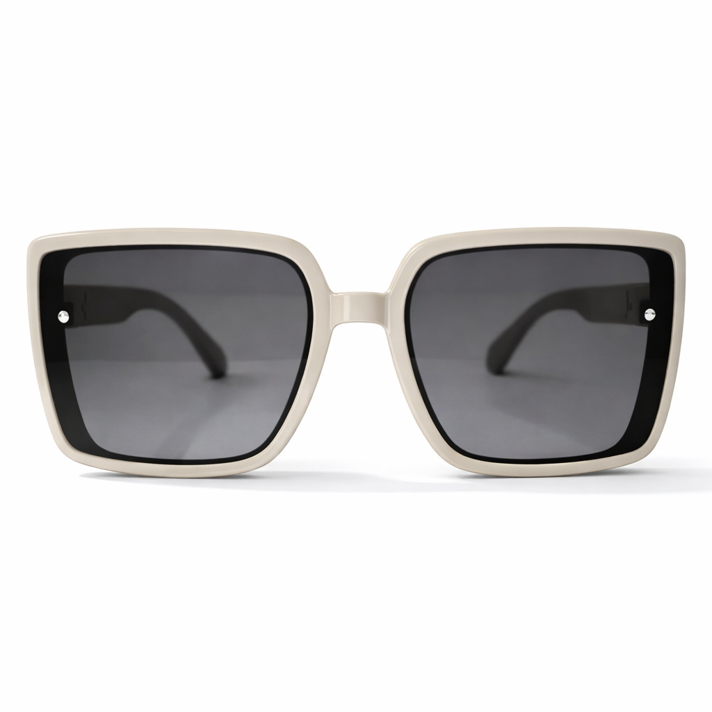 Óculos de Sol Quadrado Cinza