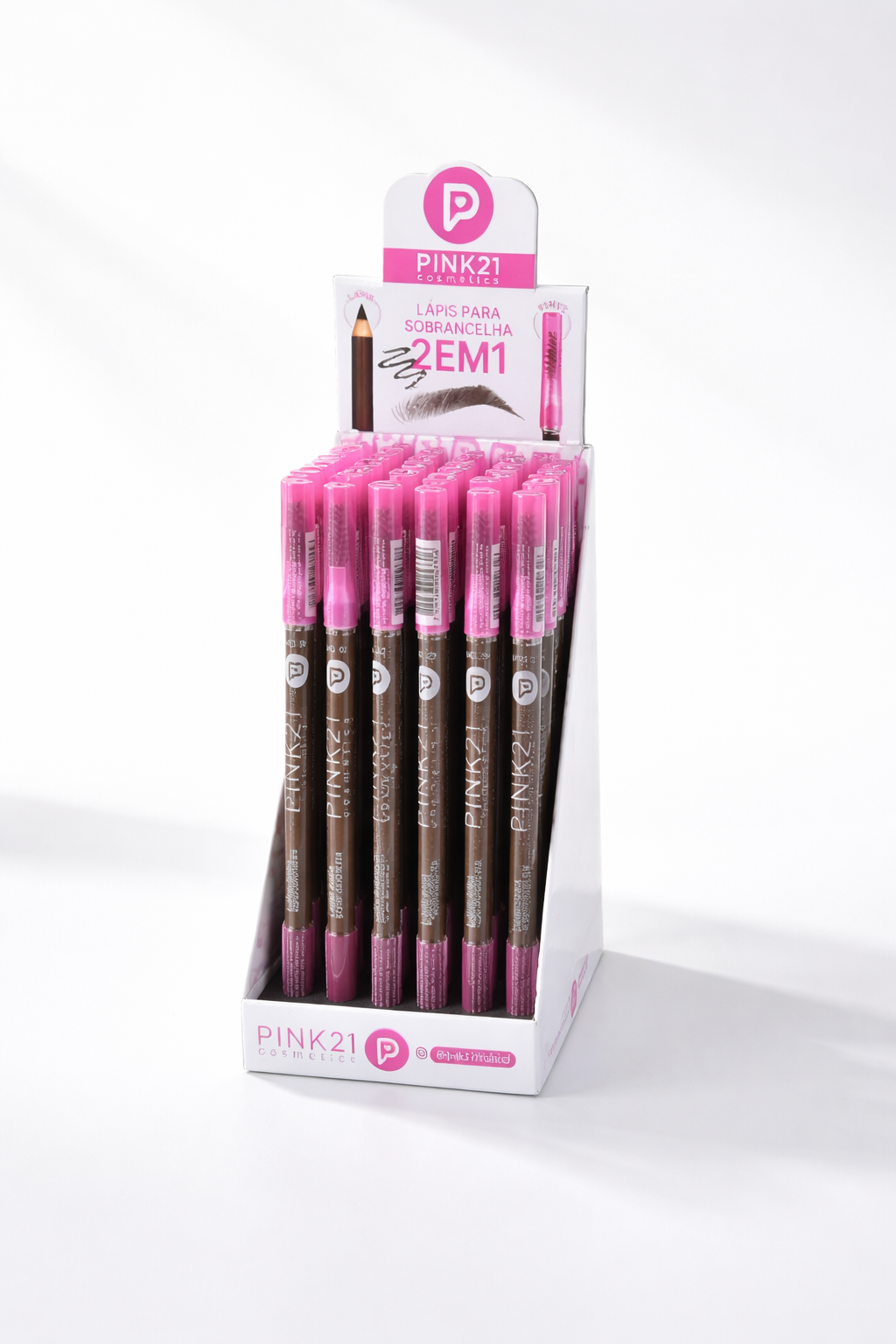 Lápis Para Sobrancelha 2 em 1