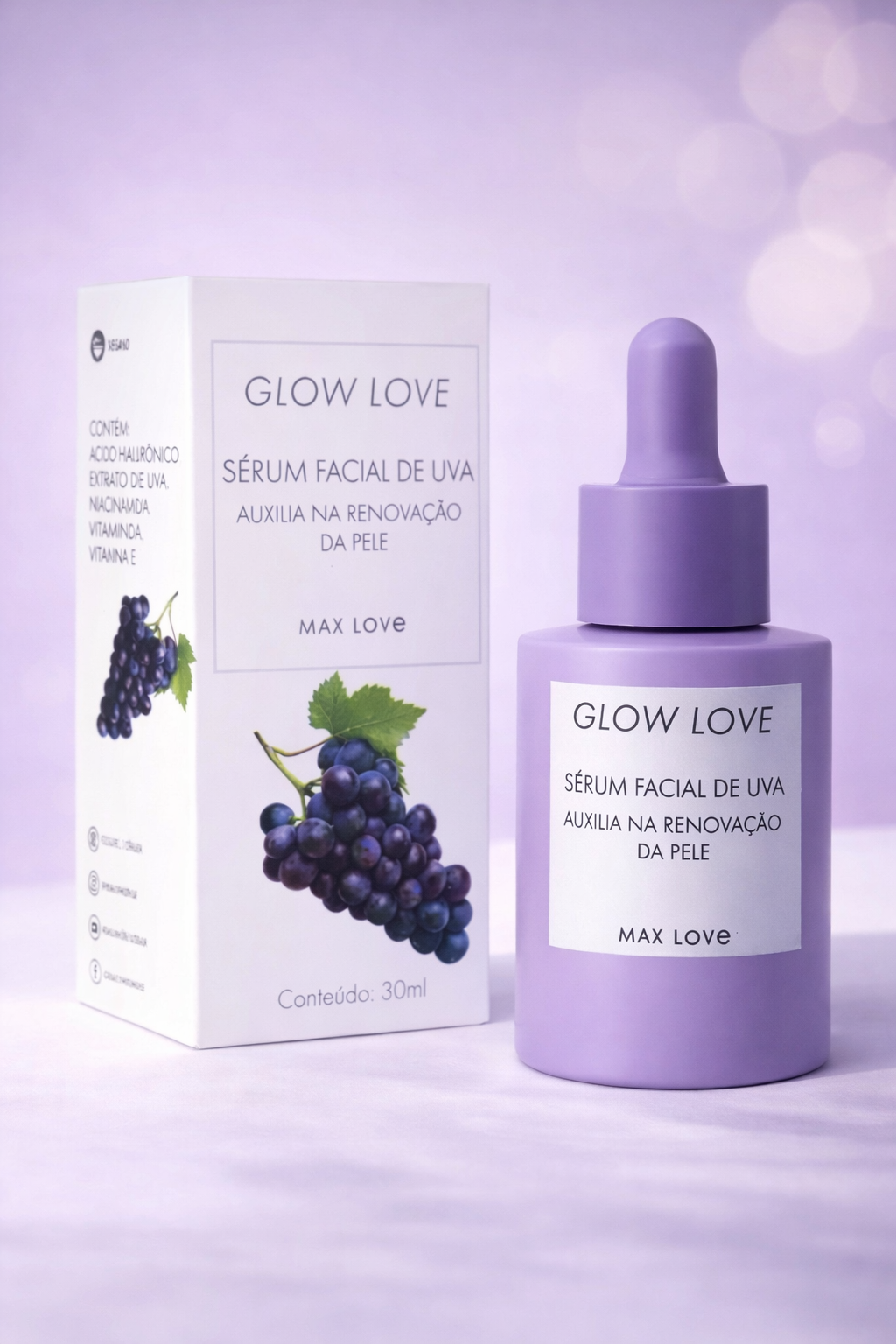 Sérum Facial Glow Love Uva Max Love 30ml