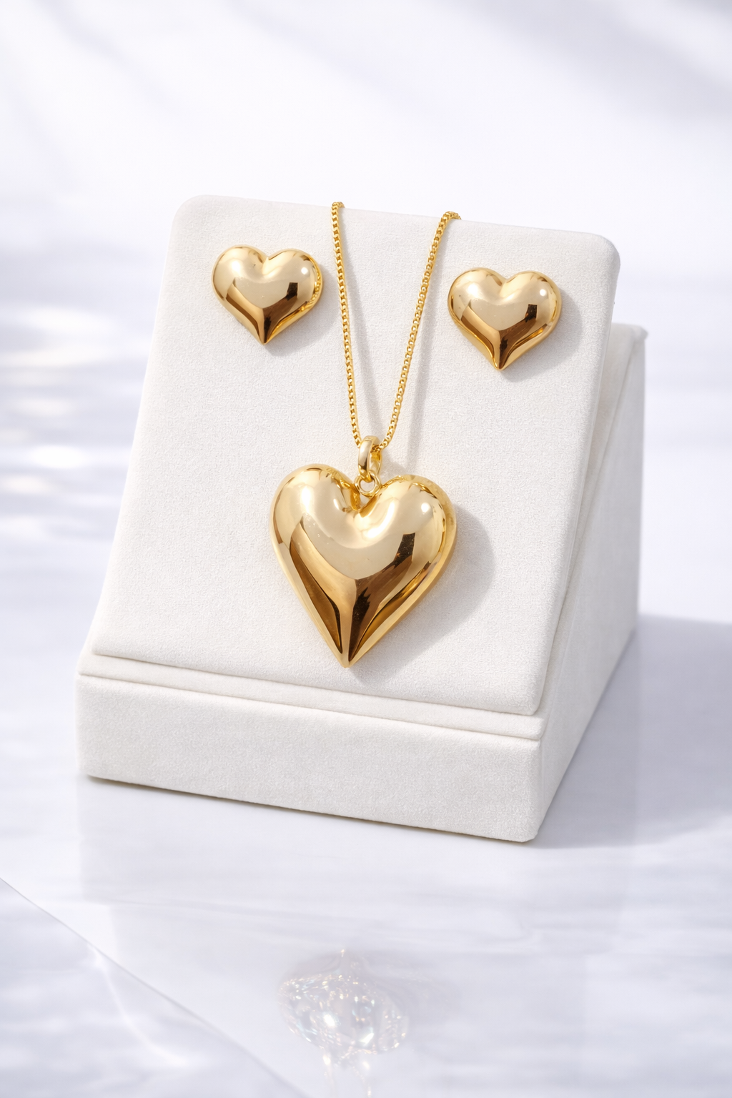 Conjunto Coração Placa Magnífica