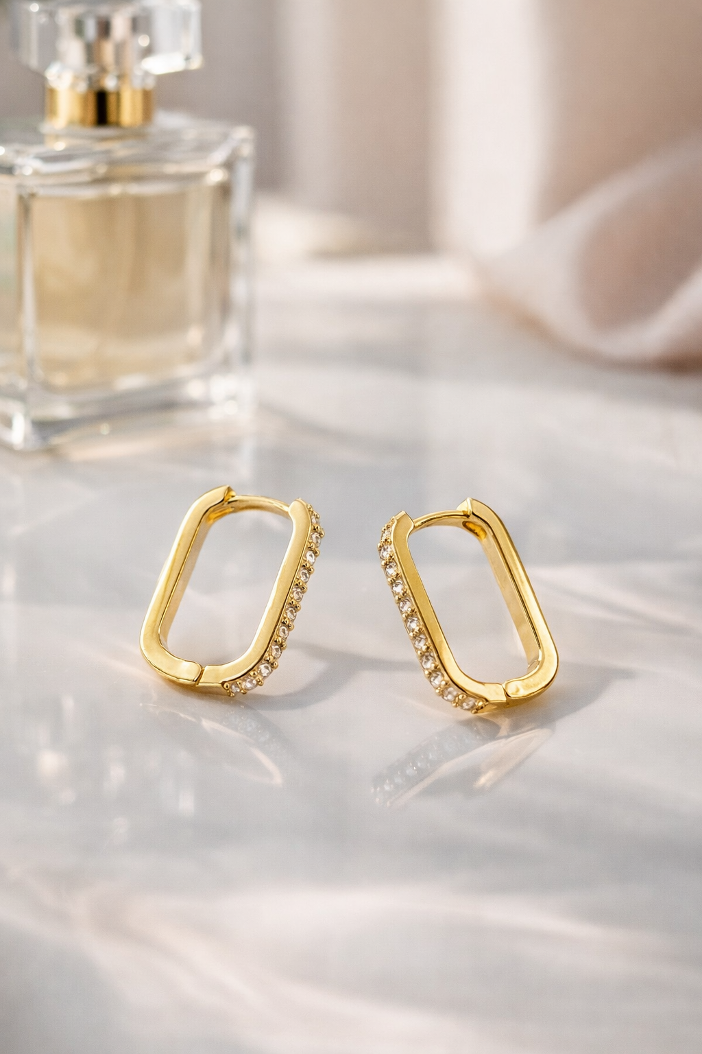 Argola Retangular Magnífica