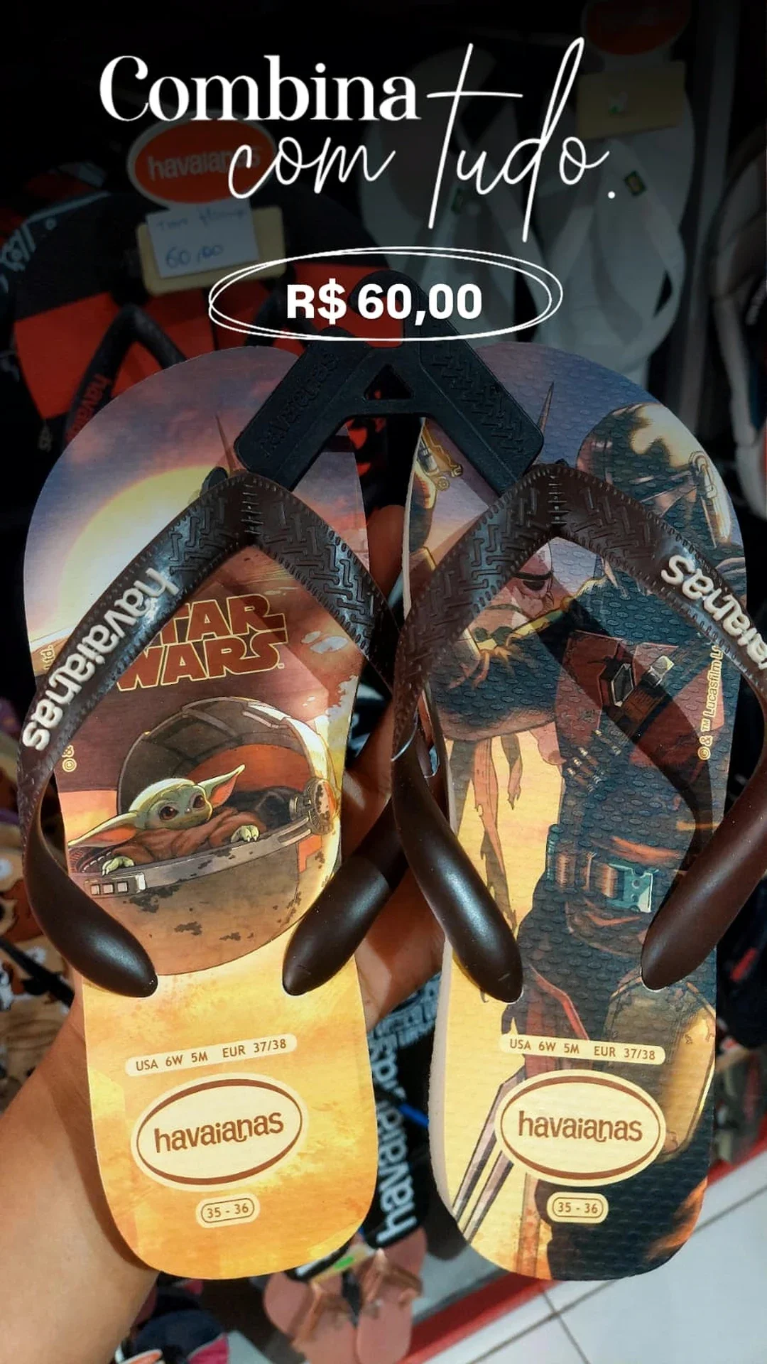 Chinelo Havaianas Star Wars