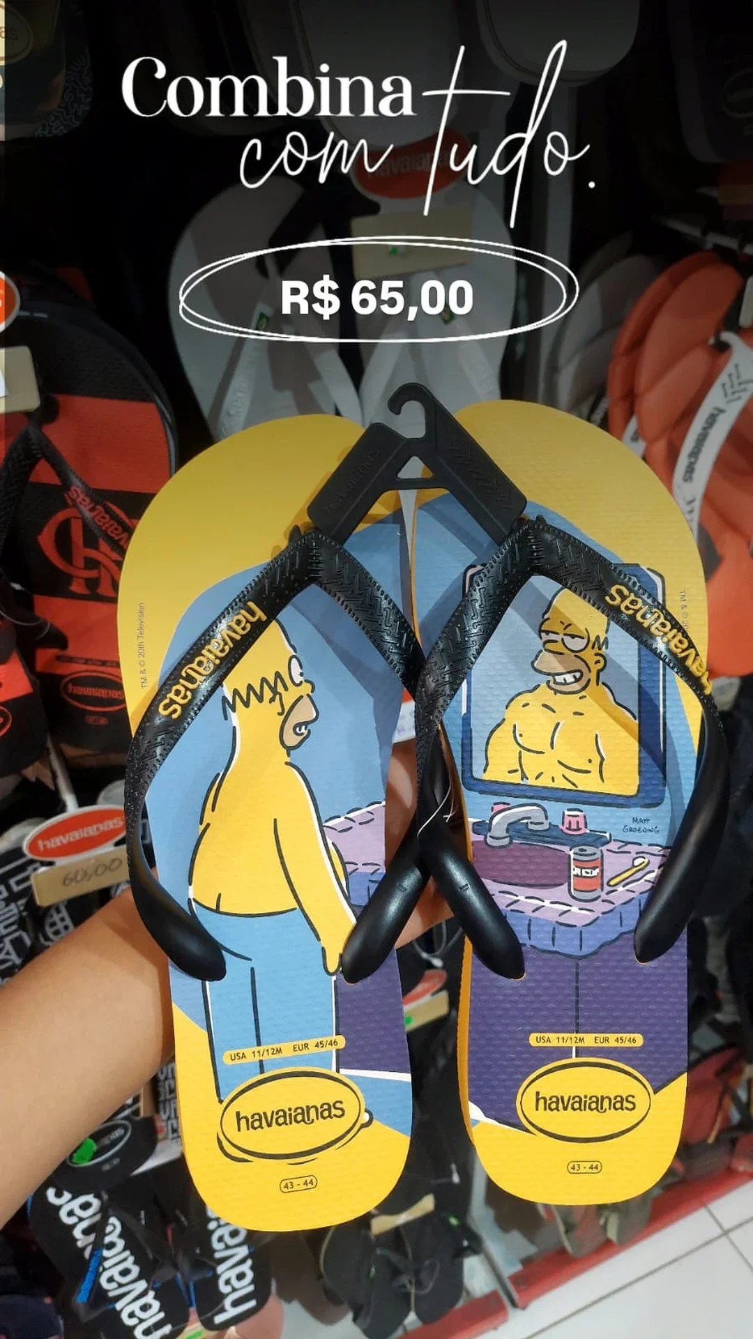 Chinelo Havaianas Simpsons