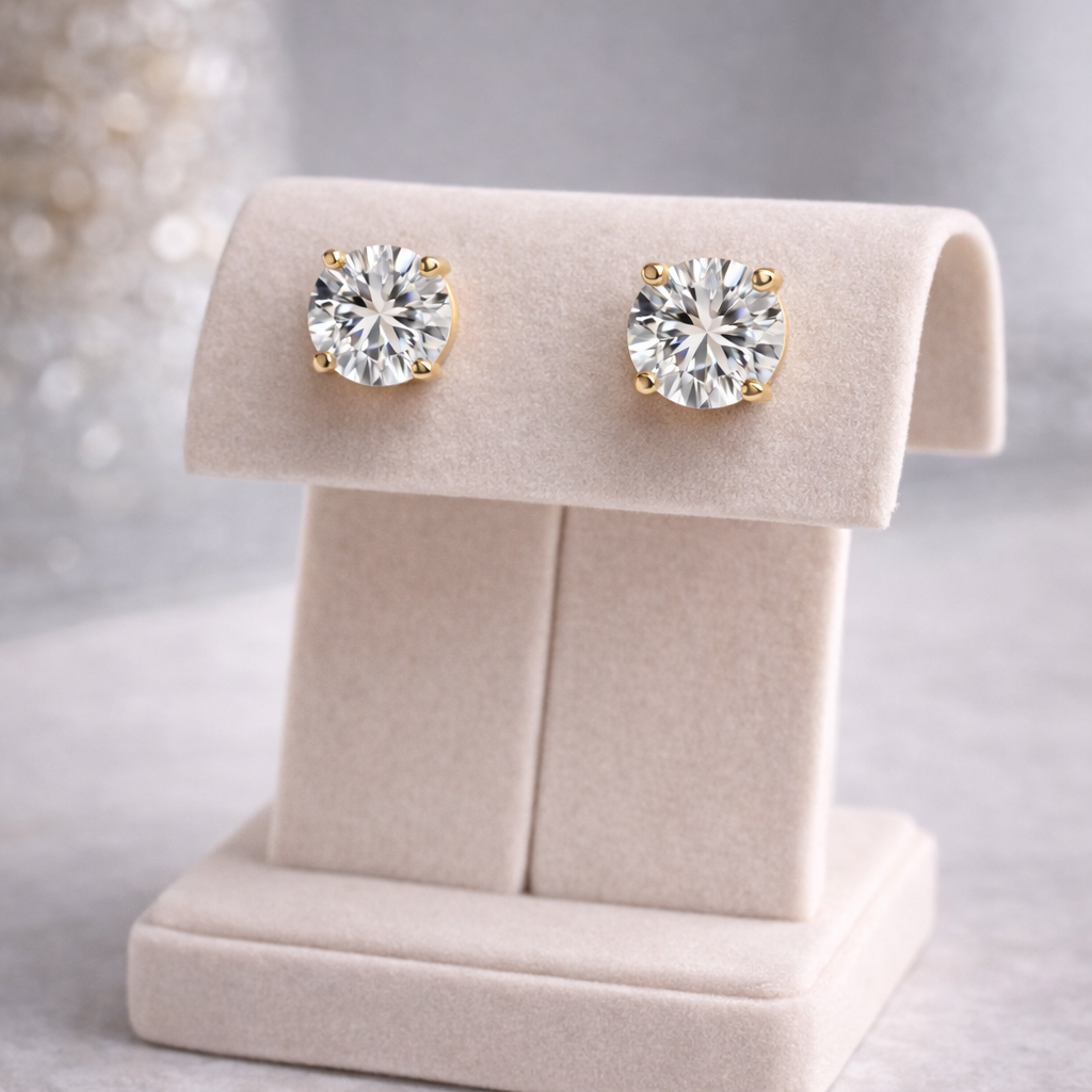 Brinco de Zircônia Circular Magnífica