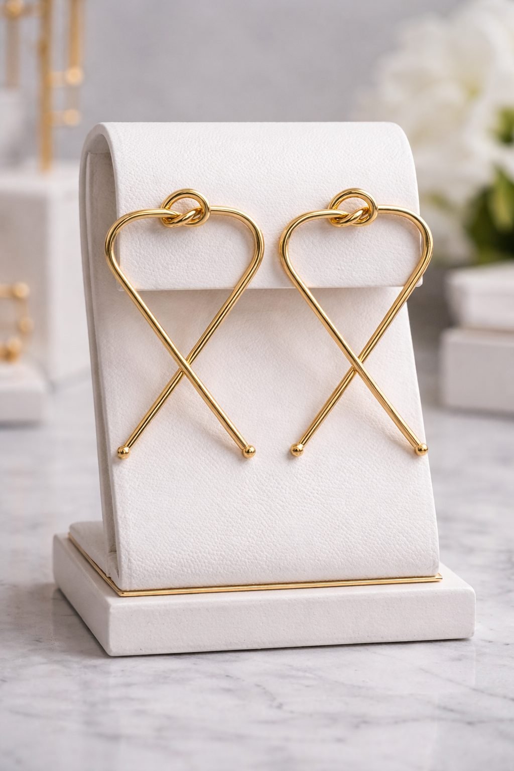 Brinco Nó Coração Magnífica