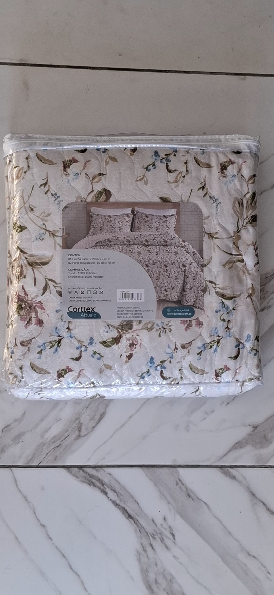 Colcha de Cama Casal Dupla Face