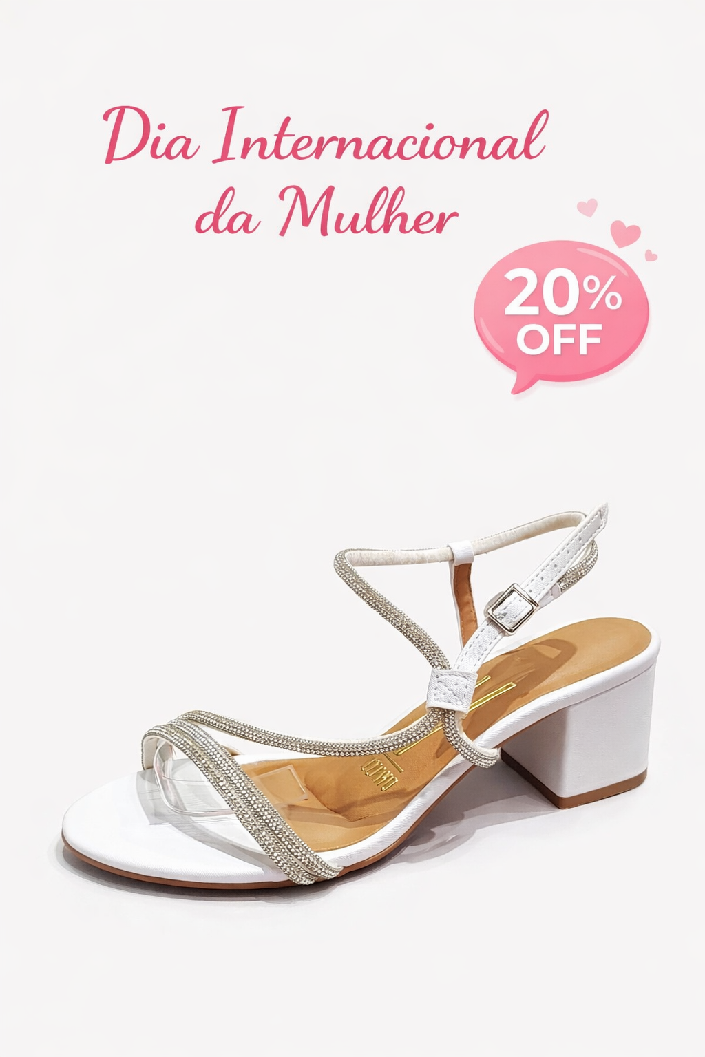 Sandália Vizzano Brilho