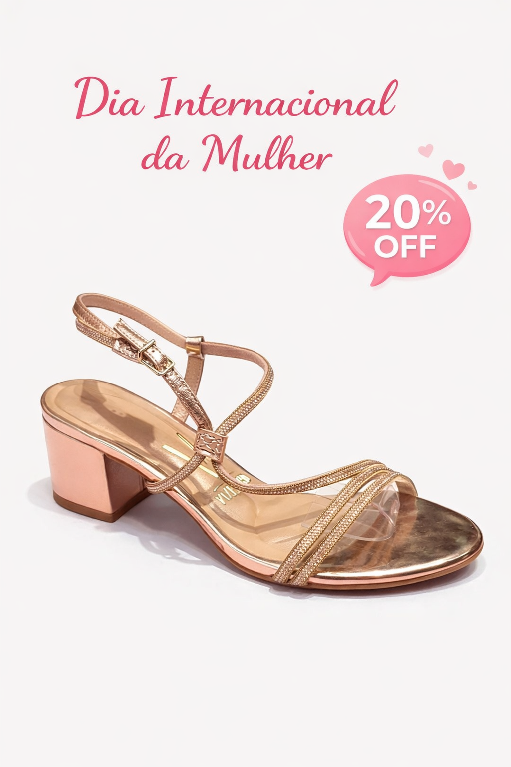 Sandália Vizzano Brilho